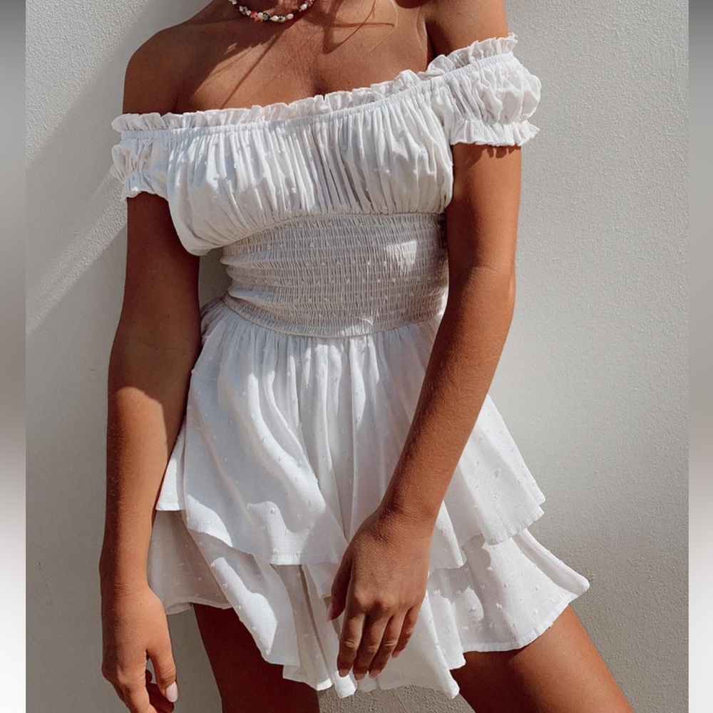 Princess Polly white romper